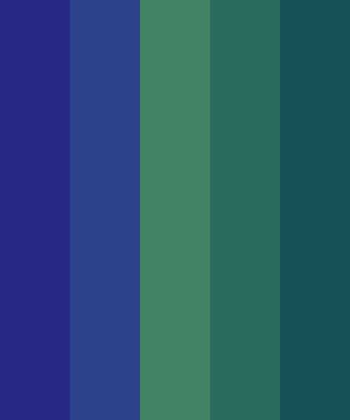 Blue And Green Organic Color Scheme Blue