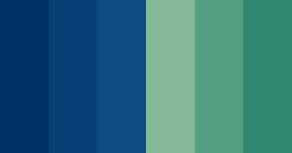 Classic Blue And Green Color Scheme Blue