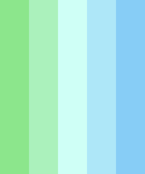 Light Green To Light Blue Color Scheme Light Blue Schemecolor Com