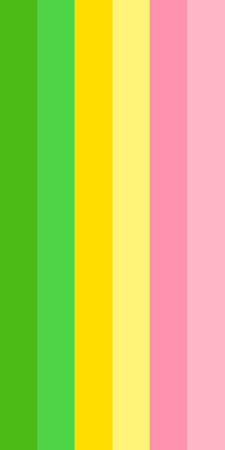 Green, Yellow And Pink Color Scheme » Green » 