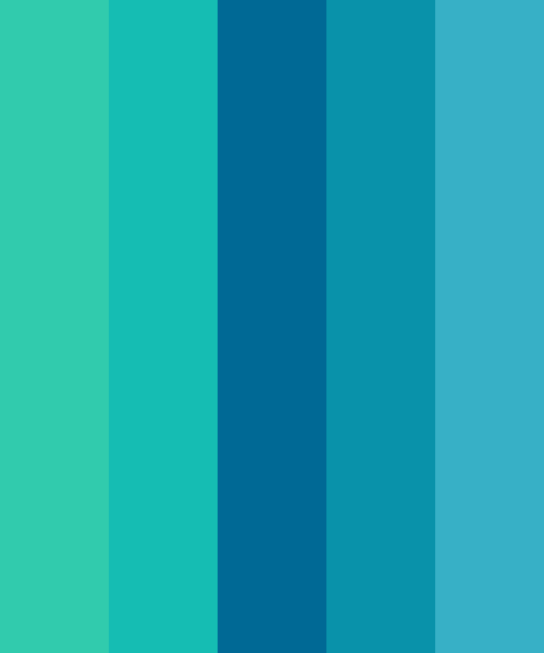 Sea Of Bluegreen Color Scheme Blue