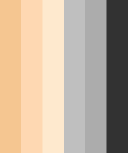 Soft Orange Charcoal Color Scheme Black Schemecolor Com
