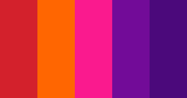 Orange Red Pink And Purple Color Scheme Orange