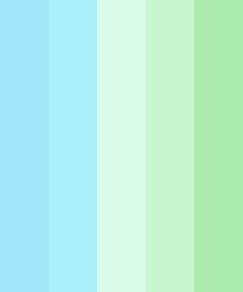 Blue & Green Light Pastels Color Scheme » Light Blue » 
