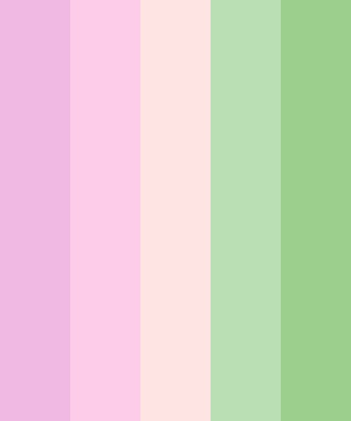 Pastel Rose Color Scheme » Green »