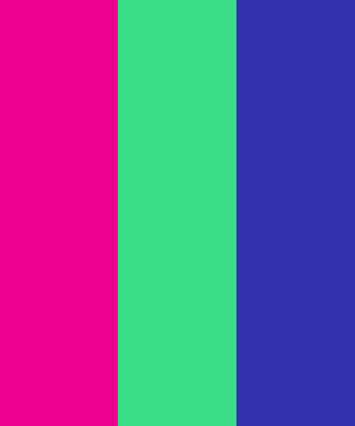 Retro Pink, Green & Blue Color Scheme » Blue » 