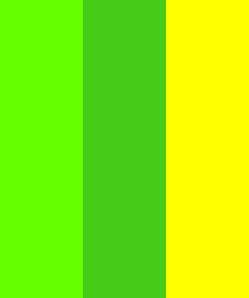 Yellow & Neon Green Color Scheme » Bright »