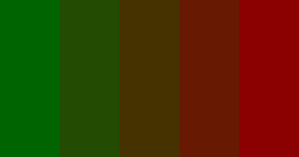 Dark Green-Red Gradient Color Scheme » Bronze » SchemeColor.com