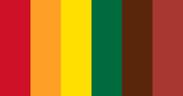 Red Yellow Green And Brown Color Scheme Brown