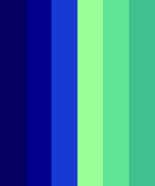 Dark Blue And Mint Green Color Scheme » Blue » SchemeColor.com