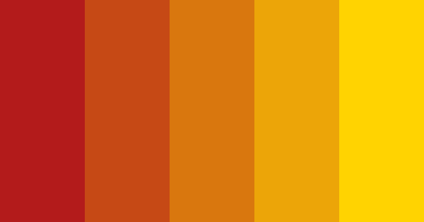 Red & Yellow Gradient Color Scheme » Orange » 