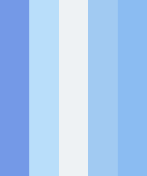 Blue Hues Color Palette, Blue Color Combination - Baby Blue And Powder Blue  - 757x895 Wallpaper - teahub.io