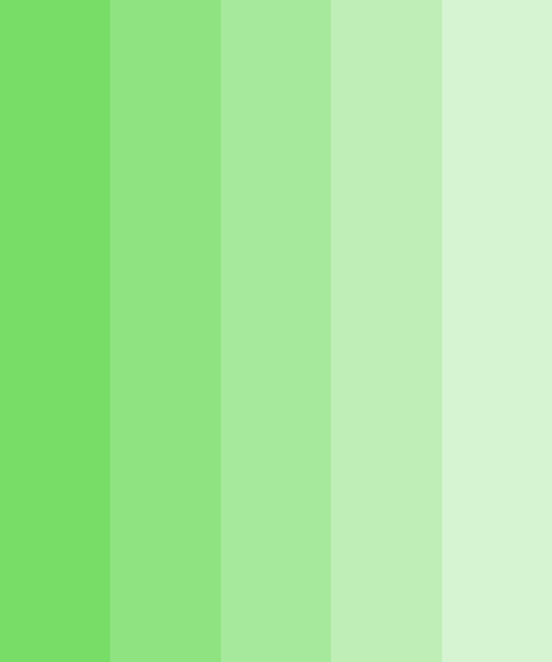 Pastel Green Gradient Color Scheme » Green » 