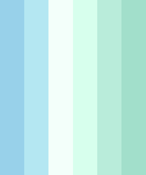 Light Bluegreen Sea Color Scheme Blue