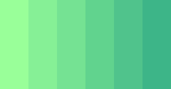 Mint Green Gradient Color Scheme » Green » SchemeColor.com