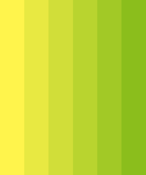 Lemon Yellow-Green Gradient Color Scheme » Green » 