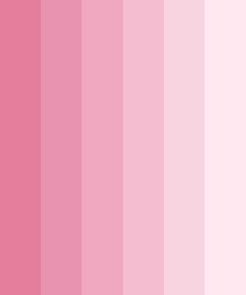 Blush Pink Gradient Color Scheme » Monochromatic »