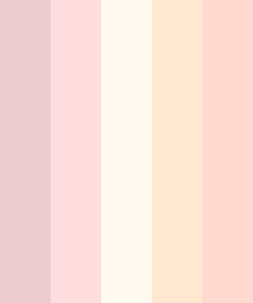 Rose Gold Pastels Color Scheme » Peach »