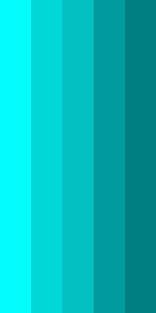 Aqua To Teal Color Scheme » Aqua » Schemecolor.Com