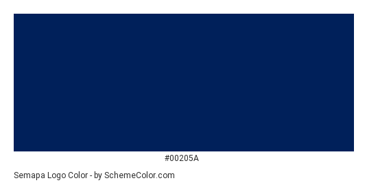 Semapa Logo - Color scheme palette thumbnail - #00205a 