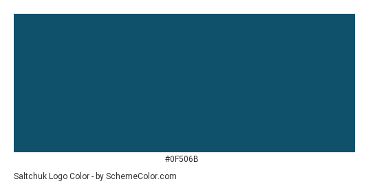 Saltchuk Logo - Color scheme palette thumbnail - #0f506b 