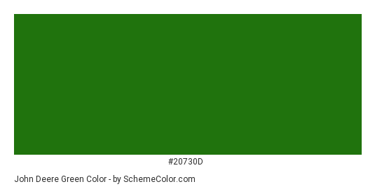 John Deere Green Color Scheme Brand And Logo Schemecolor Com - John Deere Green Paint Color Code