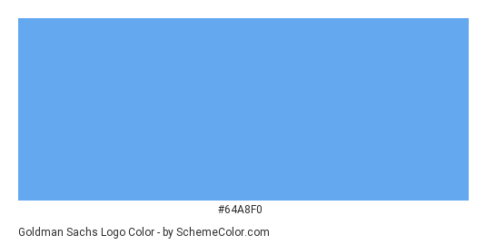 Goldman Sachs Logo Color Scheme Blue Schemecolor Com