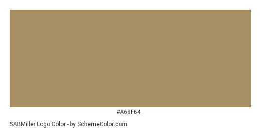 SABMiller Logo - Color scheme palette thumbnail - #a68f64 