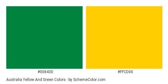 rester ejendom dash Australia Yellow And Green Color Scheme » Gold » SchemeColor.com