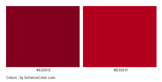 Red Glass Building - Color scheme palette thumbnail - #82001e #b3001f 