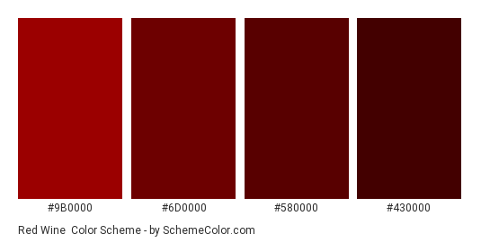 evne nedenunder Parametre Red Wine Color Scheme » Monochromatic » SchemeColor.com