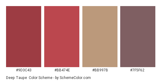 Deep Taupe Color Scheme » Brown »