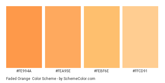 Pretty Orange color hex code is #F8A964