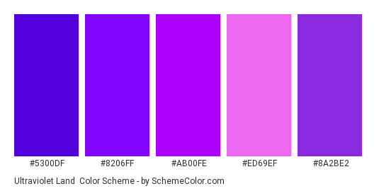 Ultraviolet Land Color Scheme » Pink » SchemeColor.com