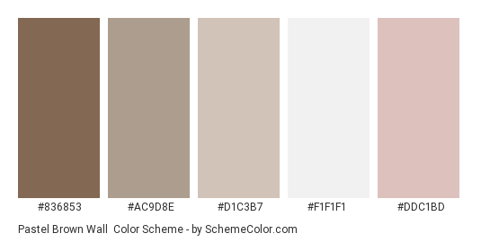Pastel Brown Wall Color Scheme » Brown » 