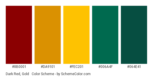 overfladisk leder vokse op Dark Red, Gold & Green Color Scheme » Gold » SchemeColor.com