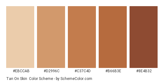 Tan On Skin Color Scheme Brown Schemecolor Com - part to hex color roblox