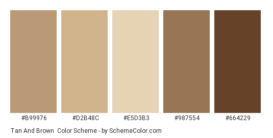 brown color scheme html