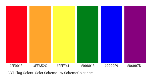 Lgbt Flag Colors Color Scheme Blue Schemecolor Com - roblox color codes purple