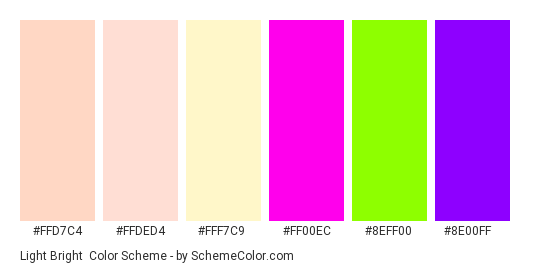 Color Scheme Bright » SchemeColor.com
