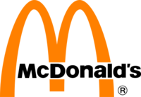 McDonald's Logo 1968–2006 color - Orange - black