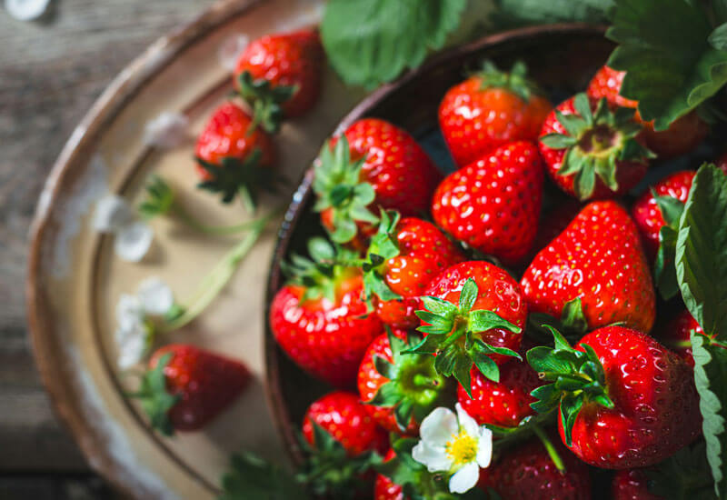 A Bowl of Strawberries Image