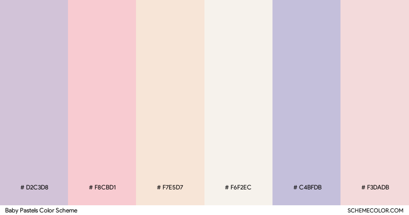 Baby Pastels color scheme