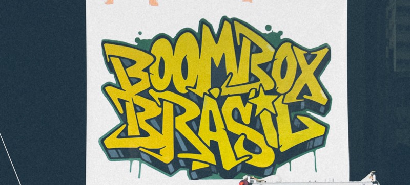 Boombox Brazil Graffiti