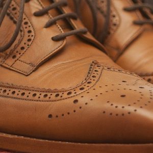 Leather brogues brown