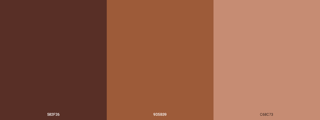 Brown Skin Baby color scheme palette
