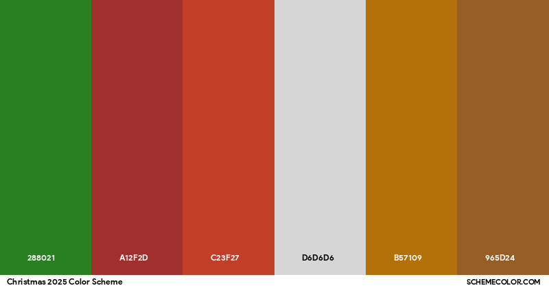Christmas 2025 Color Scheme