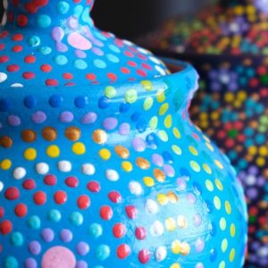 Colorful Porcelain Jar