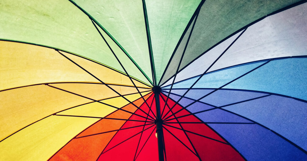Colorful Safe Umbrella