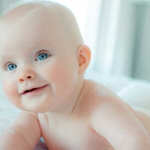 Cute Blue Eyed Baby - Image